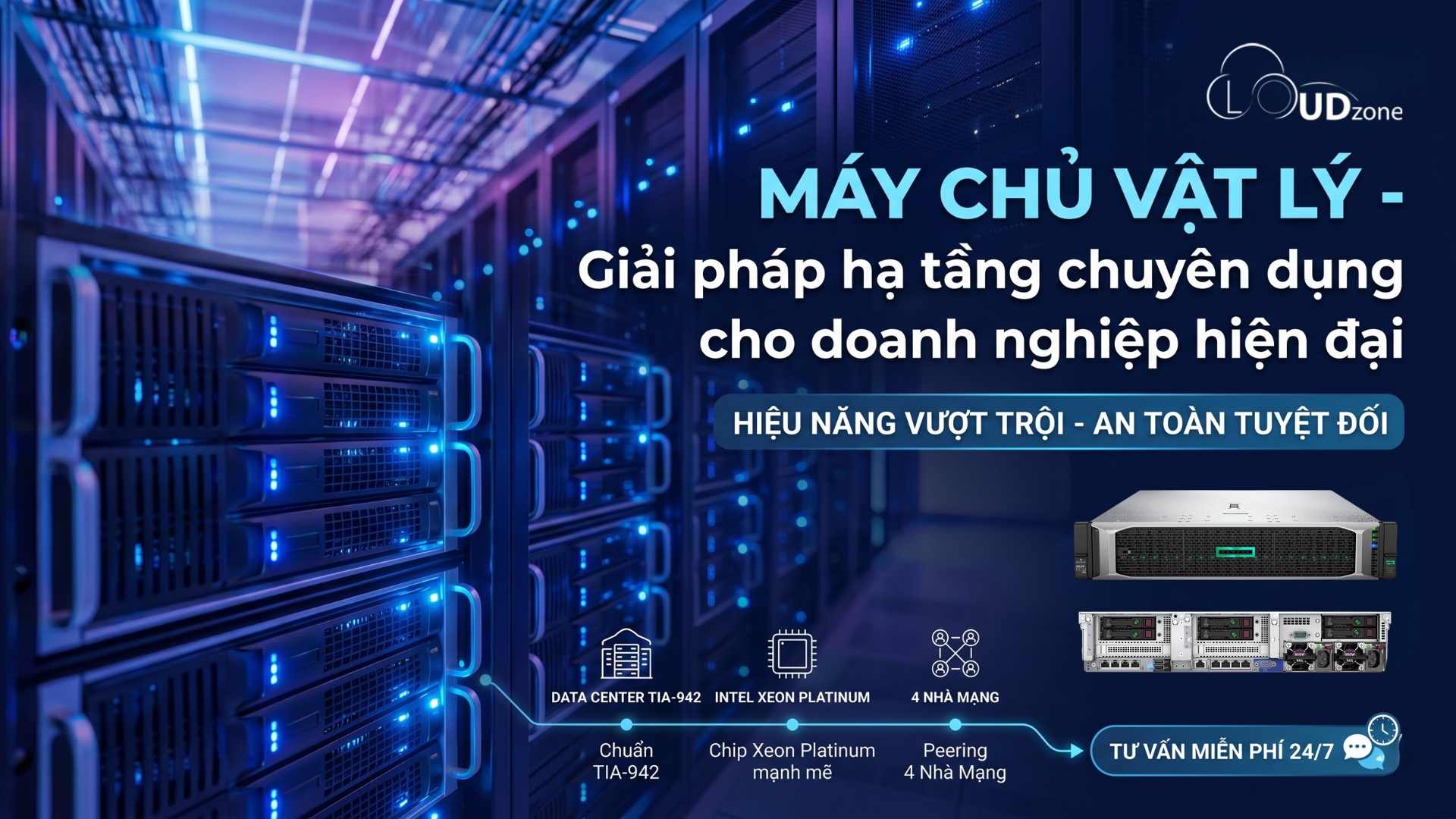 Máy chủ vật lý - Giải pháp hạ tầng chuyên dụng cho doanh nghiệp hiện đại