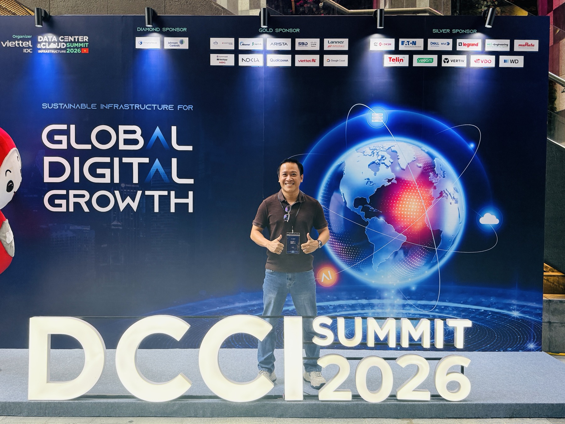 Ông Lê Minh Chí, nhà sáng lập Cloudzone, tại DCCI Summit 2026