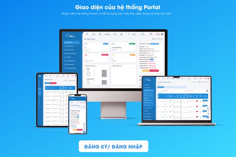 Giao diện Portal Cloudzone