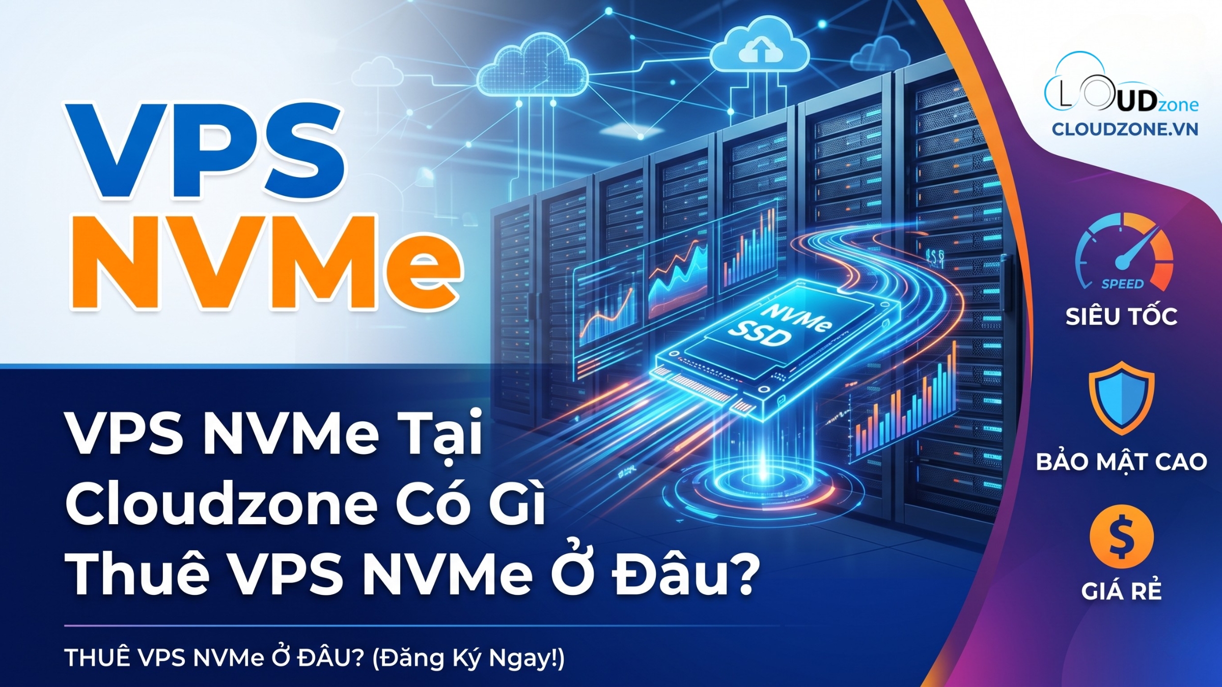 VPS NVMe Cloudzone - thuê VPS tốc độ cao