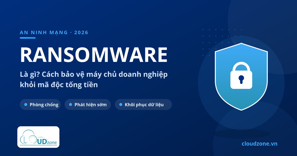 Ransomware là gì? Cách bảo vệ máy chủ khỏi ransomware