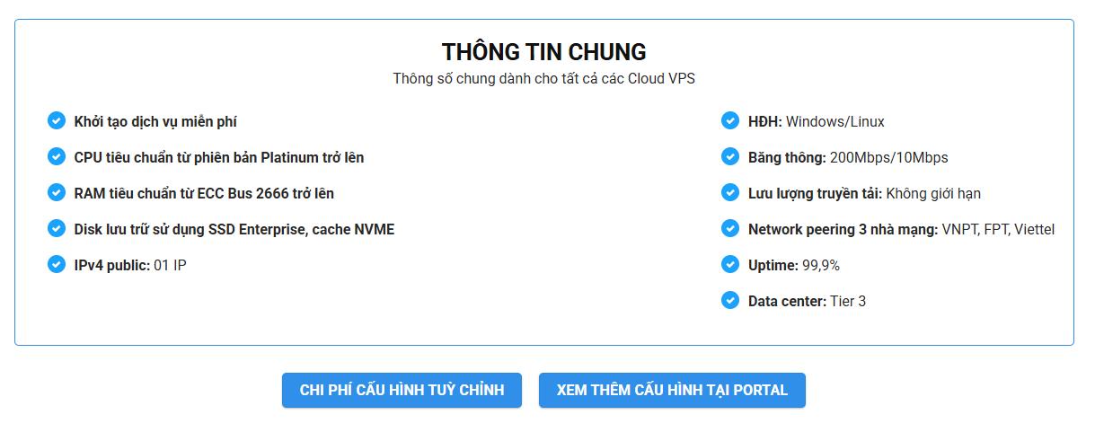Dịch vụ Cloud Server tại Cloudzone