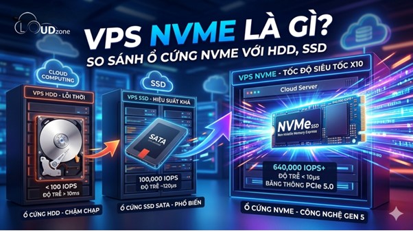 NVME là gì? So sánh ổ cứng NVME với SSD, HDD
