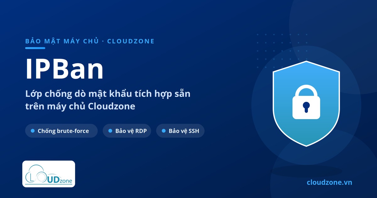 IPBan là gì? Chống dò mật khẩu trên máy chủ Cloudzone