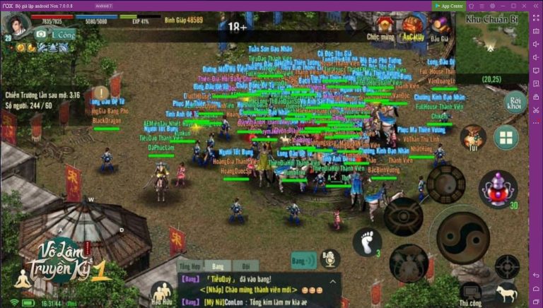 Trình giả lập ảo Nox player chạy trên VPS GPU